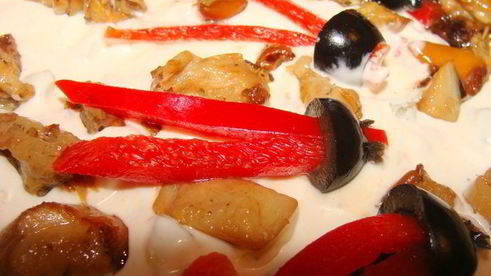 пицца гребешки ля гурме