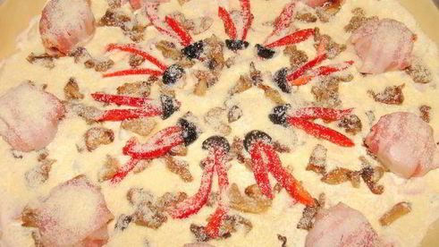 пицца гребешки ля гурме