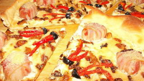 пицца гребешки ля гурме