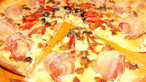 пицца гребешки ля гурме