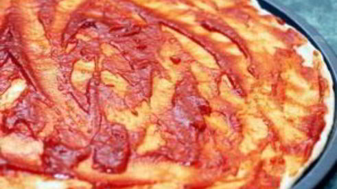 пицца из морского коктейля