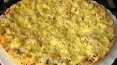 пицца из песочного теста