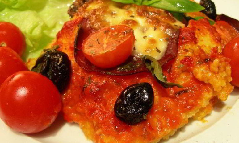 Рецепт пиццы из поленты