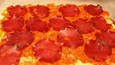 пицца из поленты