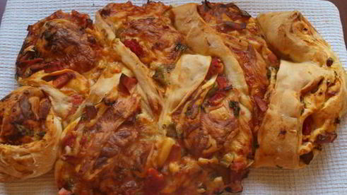 пицца колосок