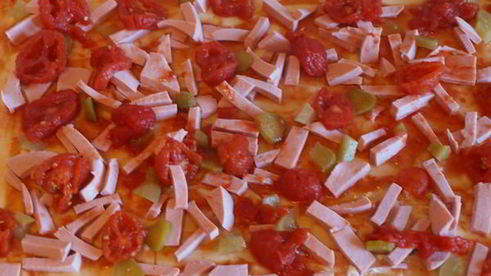 пицца колосок