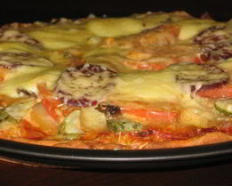 Пицца многослойная по-деревенски