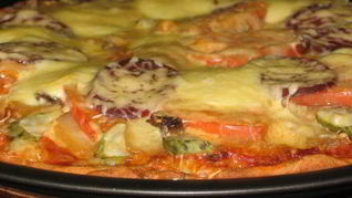 Пицца многослойная по-деревенски