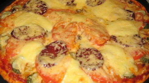 пицца многослойная по-деревенски