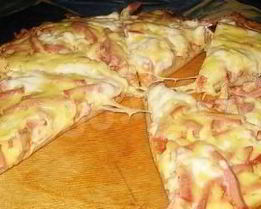 Пицца на дрожжевом тесте на молоке в духовке