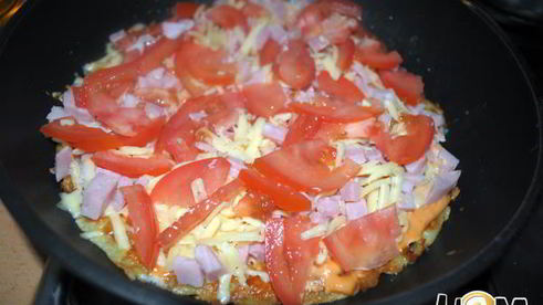 пицца на картофельном тесте