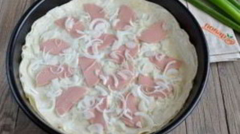 пицца на лаваше в духовке