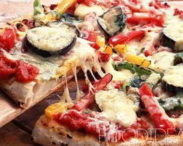 Пицца с баклажанами