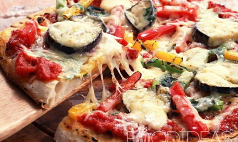 Рецепт пиццы с баклажанами