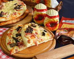 Пицца с беконом