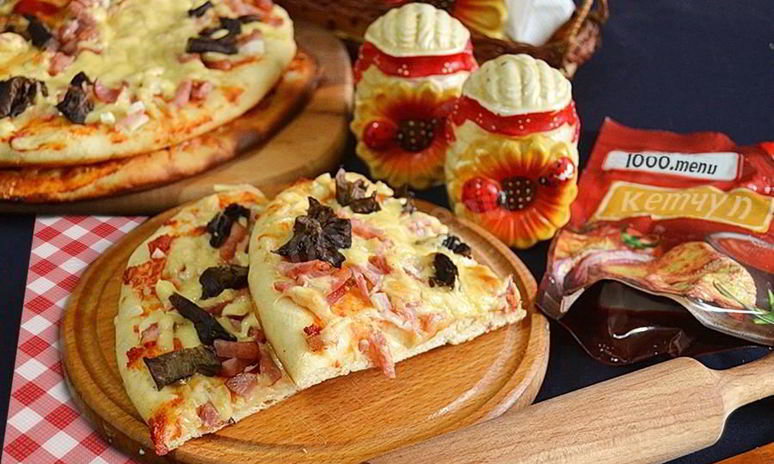 Рецепт пиццы с беконом