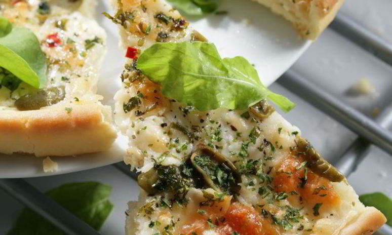 Рецепт пиццы с козьим сыром