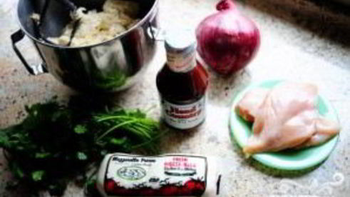 пицца с курицей и сыром