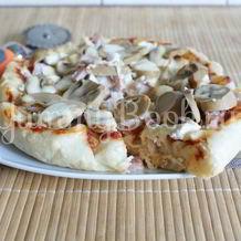 Пицца с курицей