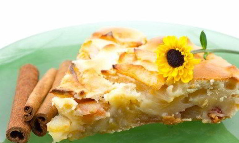 Рецепт пиццы с яблоками и корицей