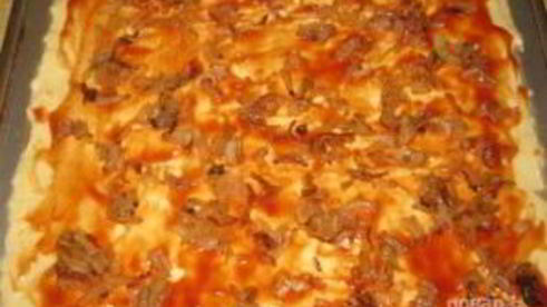 пицца в духовке на майонезе