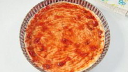 простая пицца с луком