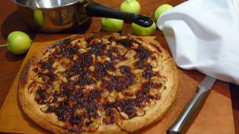 яблочная пицца