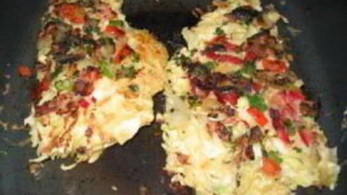 японская пицца окономияки