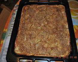 Эльзасская сладкая пицца