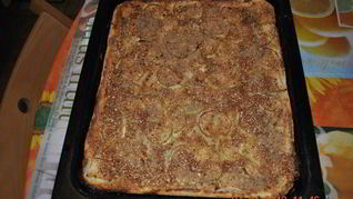 Эльзасская сладкая пицца