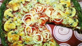 Зеленая ПП пицца