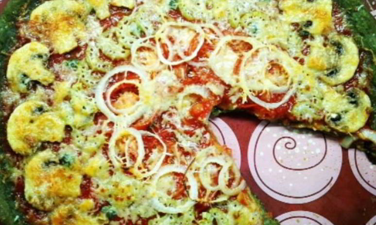 Рецепт зеленой пп пицца