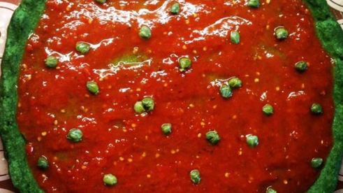 зеленая пп пицца