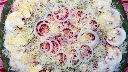 зеленая пп пицца