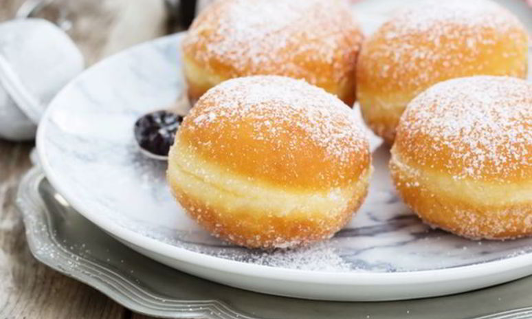 Рецепт пончиков из слоеного теста