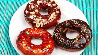 Пончики с глазурью