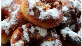 Пончики с шоколадом