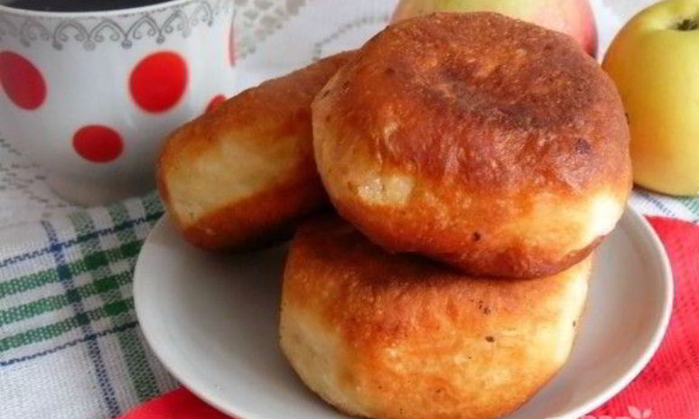 Рецепт пончиков с яблочной начинкой