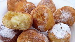 Творожные пончики