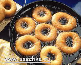 Яблочные пончики