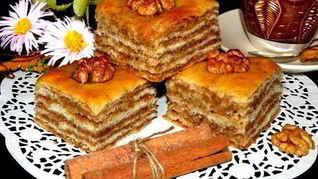 Постная пахлава