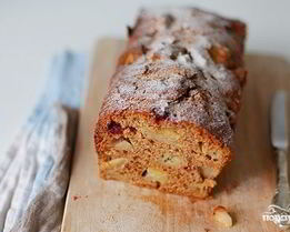 Медовая коврижка с яблоками