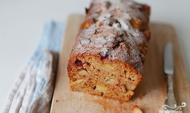 Рецепт медовой коврижки с яблоками