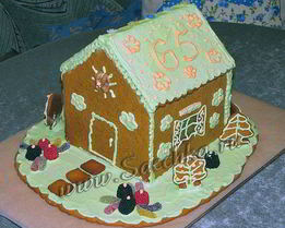 Новогодний пряничный домик