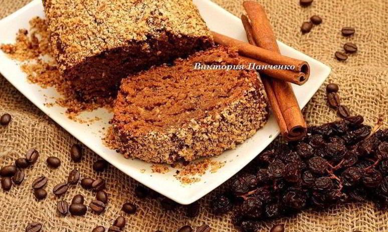 Рецепт постной кофейно-медовая коврижка