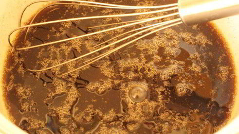 постная кофейно-медовая коврижка