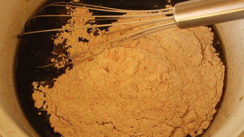 постная кофейно-медовая коврижка