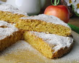 Постная морковная коврижка