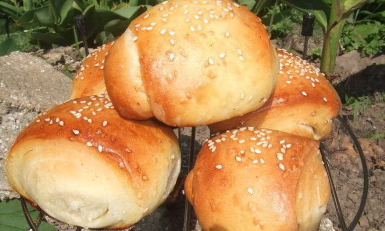 Рецепт рулетиков с кунжутом