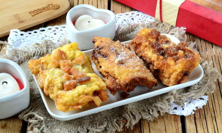 Рецепт рулетиков с начинкой из бананов и шоколадом